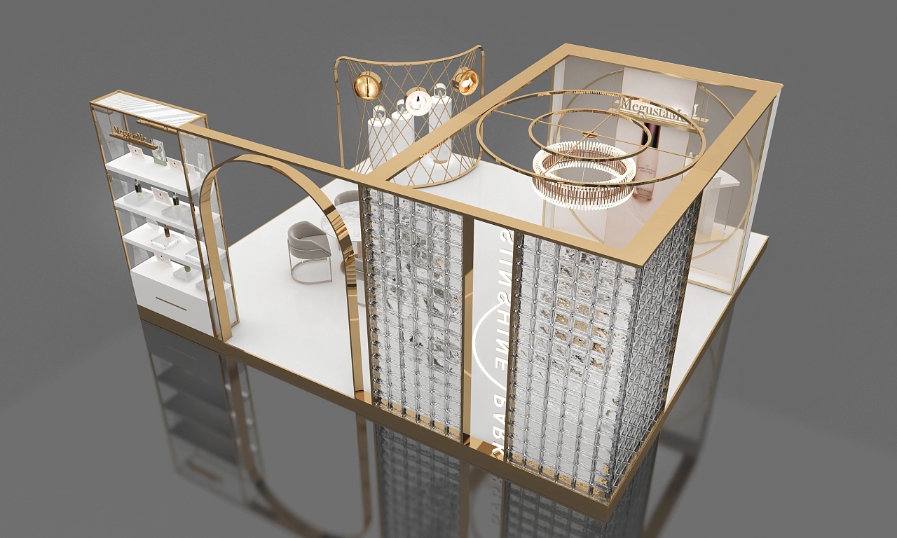 化妝品美博會(huì)展臺(tái)設(shè)計(jì)搭建案例分析