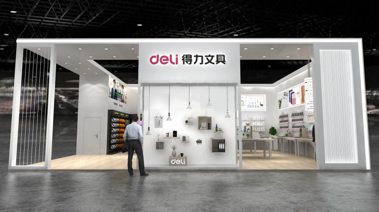 東莞市天華光電科技有限公司展會展臺布置方案